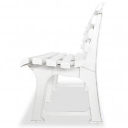 Acquista Panchina da Giardino 145,5 cm in Plastica Bianca con riferimento GHV-43583 della ditta GARDENHOME