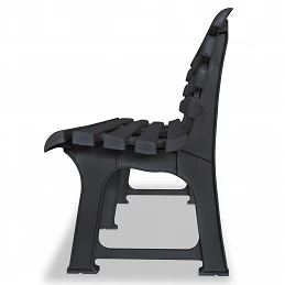 Acquista Panchina da Giardino 145,5 cm in Plastica Antracite con riferimento GHV-43585 della ditta GARDENHOME