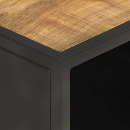Acquista Tavolino da Salotto 90x50x35 cm Legno di Mango Grezzo e Canna con riferimento GHV-323143 della ditta GARDENHOME