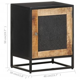 Acquista Comodino 40x30x50 cm in Legno di Mango Grezzo con riferimento GHV-323146 della ditta GARDENHOME