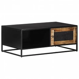 Acquista Tavolino da Salotto 90x50x35 cm in Legno di Mango Grezzo con riferimento GHV-323149 della ditta GARDENHOME