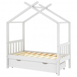 Acquista Giroletto per Bambini Cassetto Bianco in Pino Massello 70x140cm con riferimento GHV-322148 della ditta GARDENHOME