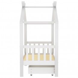 Acquista Giroletto per Bambini Cassetto Bianco in Pino Massello 70x140cm con riferimento GHV-322148 della ditta GARDENHOME