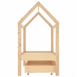 Acquista Giroletto per Bambini con Cassetto in Pino Massello 70x140 cm con riferimento GHV-322136 della ditta GARDENHOME