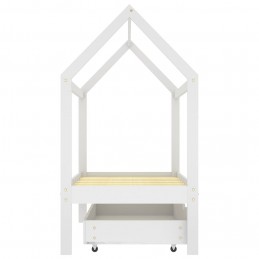 Acquista Giroletto per Bambini Cassetto Bianco in Pino Massello 70x140cm con riferimento GHV-322139 della ditta GARDENHOME