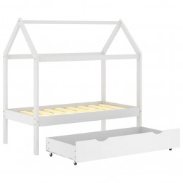 Acquista Giroletto per Bambini Cassetto Bianco in Pino Massello 70x140cm con riferimento GHV-322139 della ditta GARDENHOME