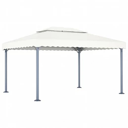 Acquista Gazebo 400x300 cm Crema Alluminio con riferimento GHV-48062 della ditta GARDENHOME