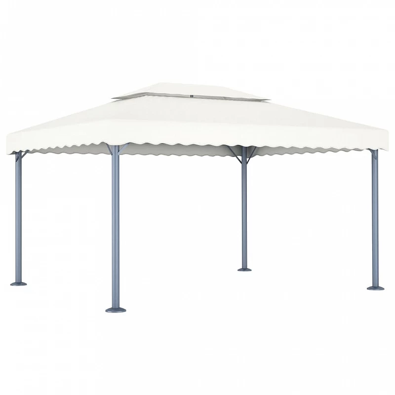 Acquista Gazebo 400x300 cm Crema Alluminio con riferimento GHV-48062 della ditta GARDENHOME