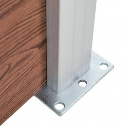 Acquista Pannello di Recinzione in WPC 180x186 cm Marrone con riferimento GHV-49066 della ditta GARDENHOME