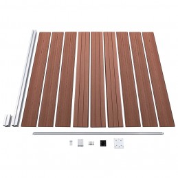 Acquista Pannello di Recinzione in WPC 175x186 cm Marrone con riferimento GHV-49068 della ditta GARDENHOME