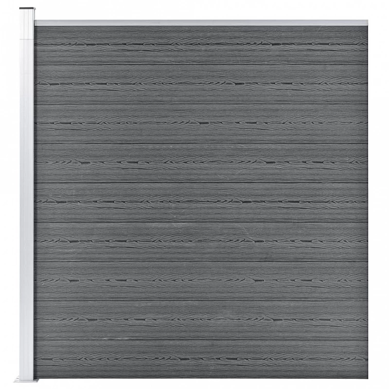 Acquista Pannello di Recinzione in WPC 175x186 cm Grigio con riferimento GHV-49069 della ditta GARDENHOME