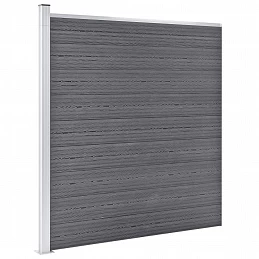 Acquista Pannello di Recinzione in WPC 175x186 cm Grigio con riferimento GHV-49069 della ditta GARDENHOME