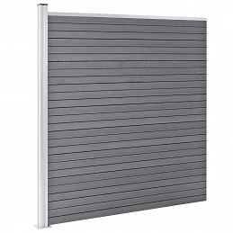 Acquista Pannello di Recinzione in WPC 175x186 cm Grigio con riferimento GHV-49069 della ditta GARDENHOME