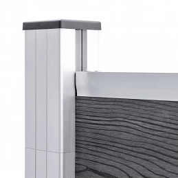 Acquista Pannello di Recinzione in WPC 175x186 cm Grigio con riferimento GHV-49069 della ditta GARDENHOME