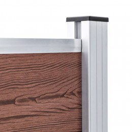 Acquista Pannello di Recinzione in WPC 180x105 cm Marrone con riferimento GHV-49072 della ditta GARDENHOME