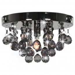 Acquista Lampadario con Perle Fumé Tondo Nero G9 con riferimento GHV-281581 della ditta GARDENHOME