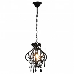 Acquista Lampadario con Perle Nero Rotondo E14 con riferimento GHV-281594 della ditta GARDENHOME