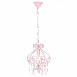 Acquista Lampadario con Perle Rosa Rotondo E14 con riferimento GHV-281595 della ditta GARDENHOME