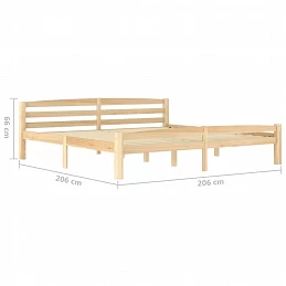 Acquista Giroletto in Legno Massello di Pino 200x200 cm con riferimento GHV-322067 della ditta GARDENHOME