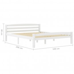 Acquista Giroletto Bianco in Massello di Pino 160x200 cm con riferimento GHV-322072 della ditta GARDENHOME