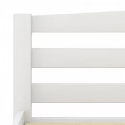 Acquista Giroletto Bianco in Legno Massello di Pino 200x200 cm con riferimento GHV-322074 della ditta GARDENHOME