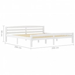 Acquista Giroletto Bianco in Legno Massello di Pino 200x200 cm con riferimento GHV-322074 della ditta GARDENHOME