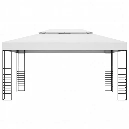 Acquista Gazebo da Giardino in Acciaio Verniciato 4x3x2,7 m Bianco con riferimento GHV-47956 della ditta GARDENHOME