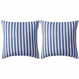 Acquista Cuscini da Esterno 2 pz Stampa a Righe 45x45 cm Blu con riferimento GHV-132306 della ditta GARDENHOME