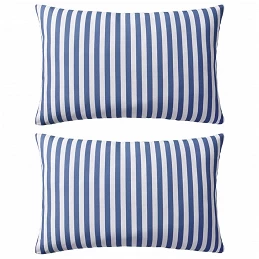 Acquista Cuscini da Esterno 2 pz Stampa a Righe 60x40 cm Blu con riferimento GHV-132308 della ditta GARDENHOME