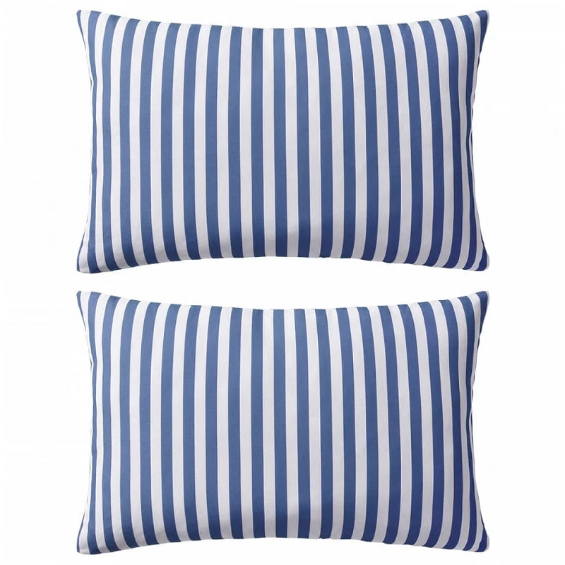 Acquista Cuscini da Esterno 2 pz Stampa a Righe 60x40 cm Blu con riferimento GHV-132308 della ditta GARDENHOME