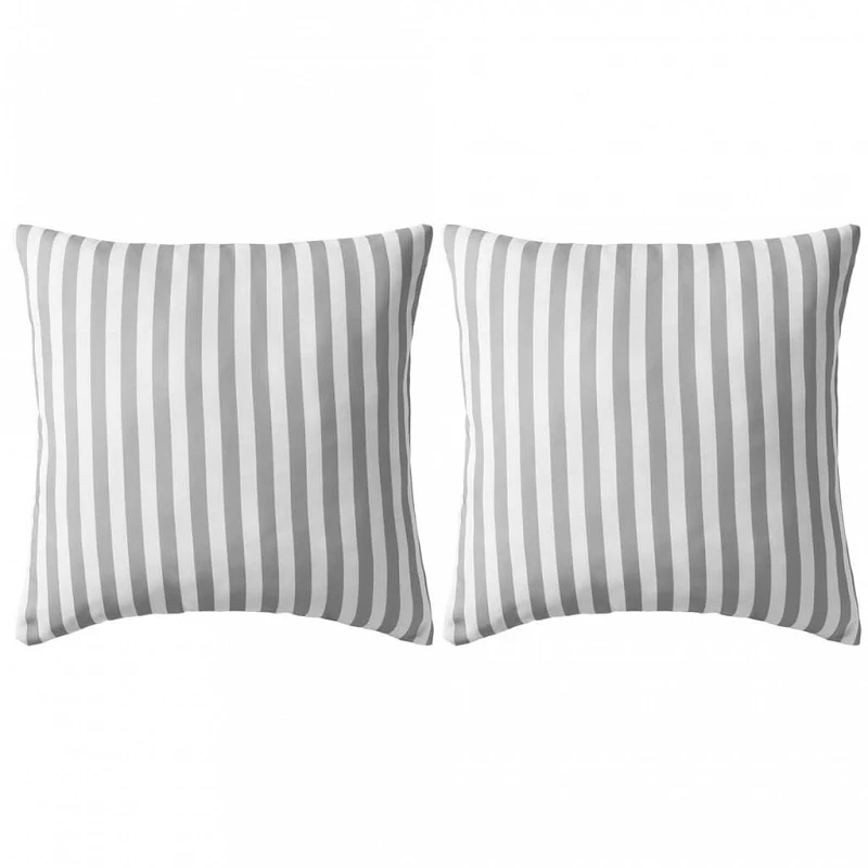 Acquista Cuscini da Esterno 2 pz Stampa a Righe 45x45 cm Grigi con riferimento GHV-132309 della ditta GARDENHOME