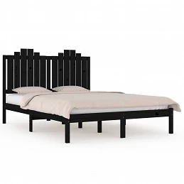 Acquista Giroletto Nero in Legno Massello di Pino 200x200 cm con riferimento GHV-3103802 della ditta GARDENHOME