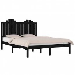 Acquista Giroletto Nero in Legno Massello di Pino 200x200 cm con riferimento GHV-3103802 della ditta GARDENHOME