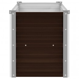 Acquista Letto Rialzato Giardino Marrone 160x40x45 cm in Acciaio Zincato con riferimento GHV-45718 della ditta GARDENHOME