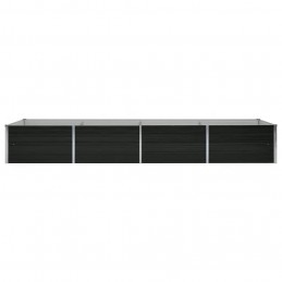 Acquista Letto Rialzato Giardino Antracite 320x80x45 cm Acciaio Zincato con riferimento GHV-45729 della ditta GARDENHOME