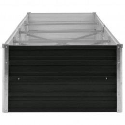 Acquista Letto Rialzato Giardino Antracite 320x80x45 cm Acciaio Zincato con riferimento GHV-45729 della ditta GARDENHOME