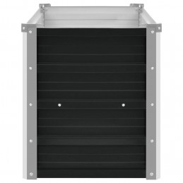 Acquista Letto Rialzato Giardino Antracite 160x40x45 cm Acciaio Zincato con riferimento GHV-45731 della ditta GARDENHOME