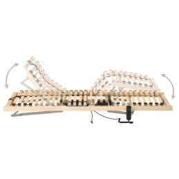 Acquista Letto con Telaio a Doghe Elettrico 28 Doghe 7 Zone 70x200 cm con riferimento GHV-321822 della ditta GARDENHOME