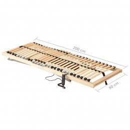 Acquista Letto con Telaio a Doghe Elettrico 28 Doghe 7 Zone 90x200 cm con riferimento GHV-321824 della ditta GARDENHOME