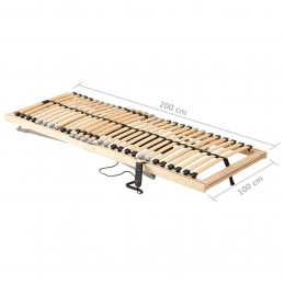 Acquista Letto con Telaio a Doghe Elettrico 28 Doghe 7 Zone 100x200 cm con riferimento GHV-321825 della ditta GARDENHOME