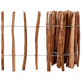 Acquista Staccionata in Legno di Nocciolo 60x500 cm con riferimento GHV-43140 della ditta GARDENHOME