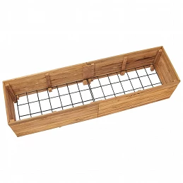 Acquista Letto Rialzato 150x40x38 cm Legno di Teak di Recupero e Acciaio con riferimento GHV-47423 della ditta GARDENHOME