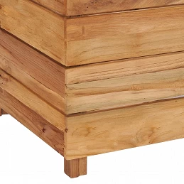 Acquista Letto Rialzato 150x40x38 cm Legno di Teak di Recupero e Acciaio con riferimento GHV-47423 della ditta GARDENHOME