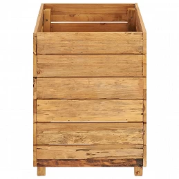 Acquista Letto Rialzato 50x40x55 cm Legno di Teak di Recupero e Acciaio con riferimento GHV-47424 della ditta GARDENHOME