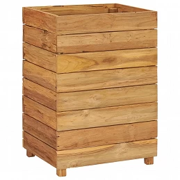 Acquista Letto Rialzato 50x40x72 cm Legno di Teak di Recupero e Acciaio con riferimento GHV-47427 della ditta GARDENHOME
