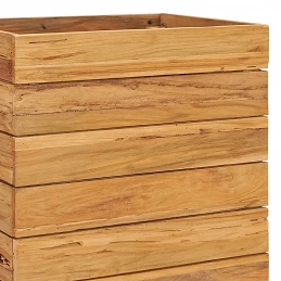 Acquista Letto Rialzato 50x40x72 cm Legno di Teak di Recupero e Acciaio con riferimento GHV-47427 della ditta GARDENHOME