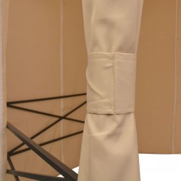 Acquista Gazebo Padiglione da Giardino con Tende Esagonale 360x265 cm con riferimento GHV-43166 della ditta GARDENHOME