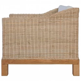 Acquista Set di Divani 2 pz con Cuscini in Rattan Naturale con riferimento GHV-278614 della ditta GARDENHOME