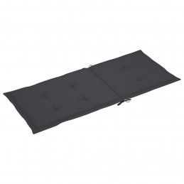 Acquista 4 pz Cuscini per Sedie da Giardino Antracite 120x50x3 cm con riferimento GHV-43178 della ditta GARDENHOME
