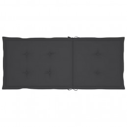 Acquista 4 pz Cuscini per Sedie da Giardino Antracite 120x50x3 cm con riferimento GHV-43178 della ditta GARDENHOME